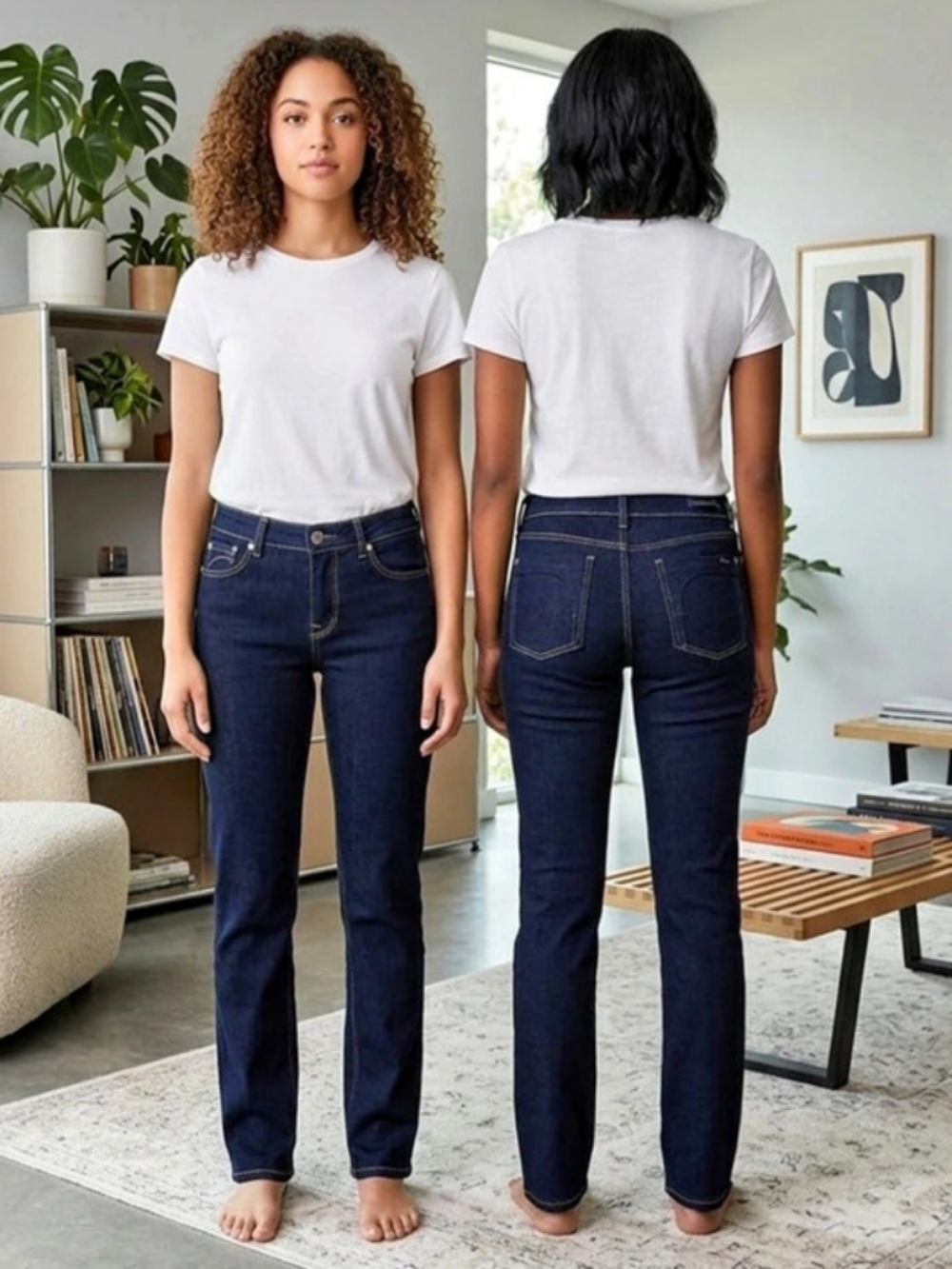 Fidelity💙"STEVIE"NWOT Scorpion Rinse Straight Leg Jeans Jeans Like New Sz 29